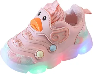 Baby Sports Shoes Light Shoes Toddler Girls Sneakers Boys Running Sports Soft Soled LED Luminous Shoes