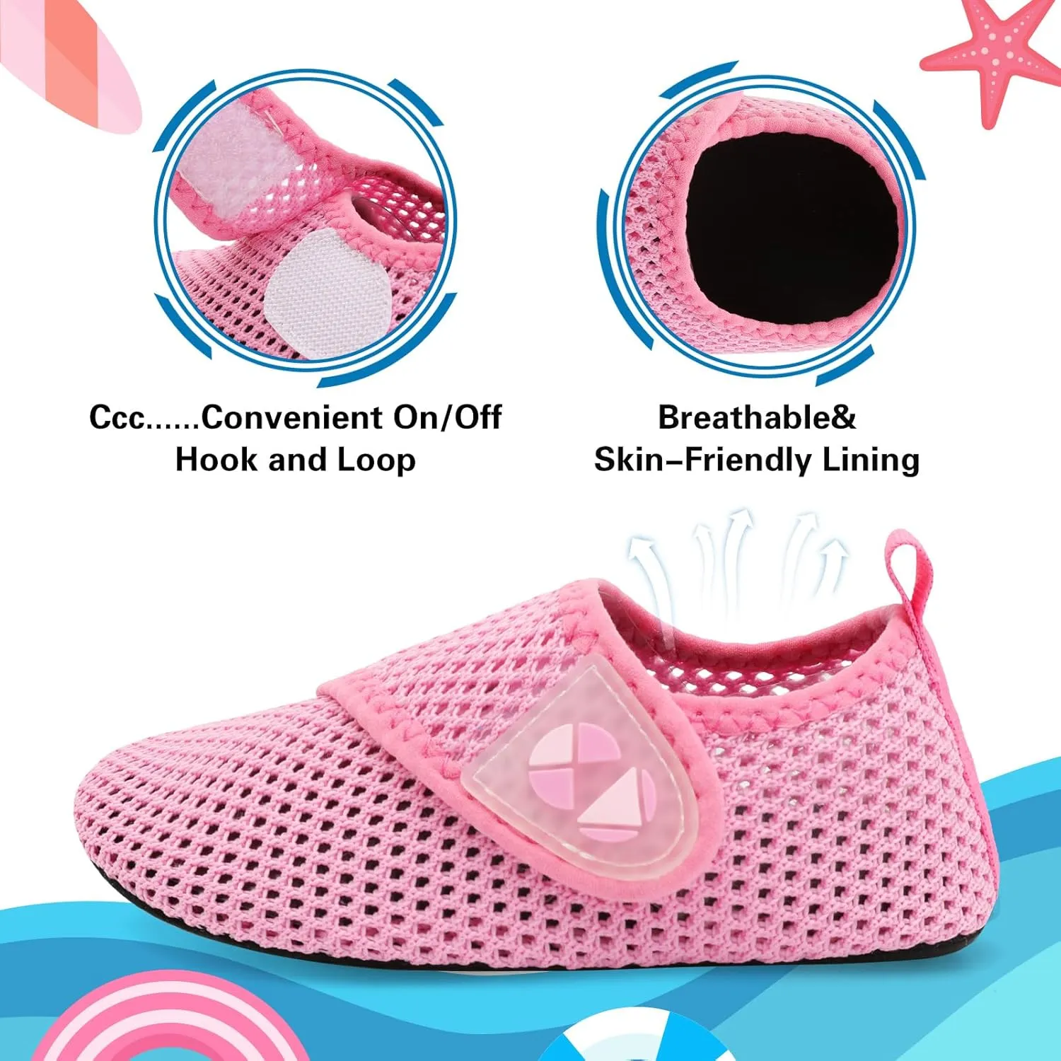 Centipede Demon Kids Water Shoes Boys Girls Breathable Swim Pool Shoes Quick Dry Toddler Aqua Socks Barefoot Beach Sandals for Outdoor Water Sports Little/Big Kids