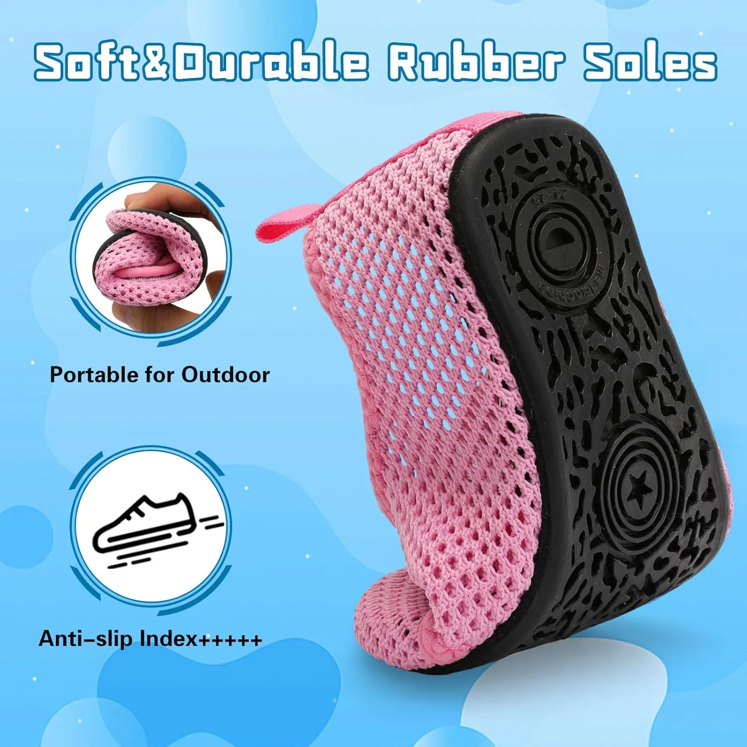 Centipede Demon Kids Water Shoes Boys Girls Breathable Swim Pool Shoes Quick Dry Toddler Aqua Socks Barefoot Beach Sandals for Outdoor Water Sports Little/Big Kids