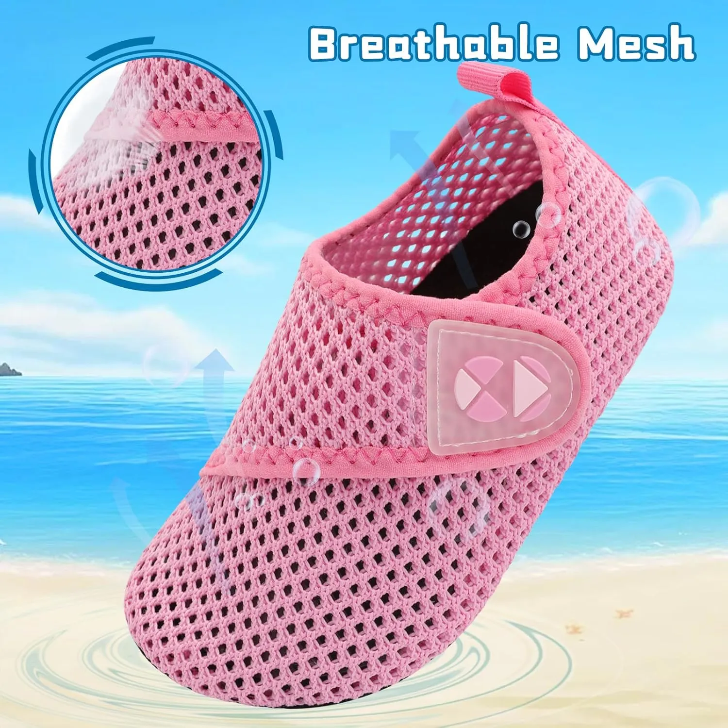 Centipede Demon Kids Water Shoes Boys Girls Breathable Swim Pool Shoes Quick Dry Toddler Aqua Socks Barefoot Beach Sandals for Outdoor Water Sports Little/Big Kids