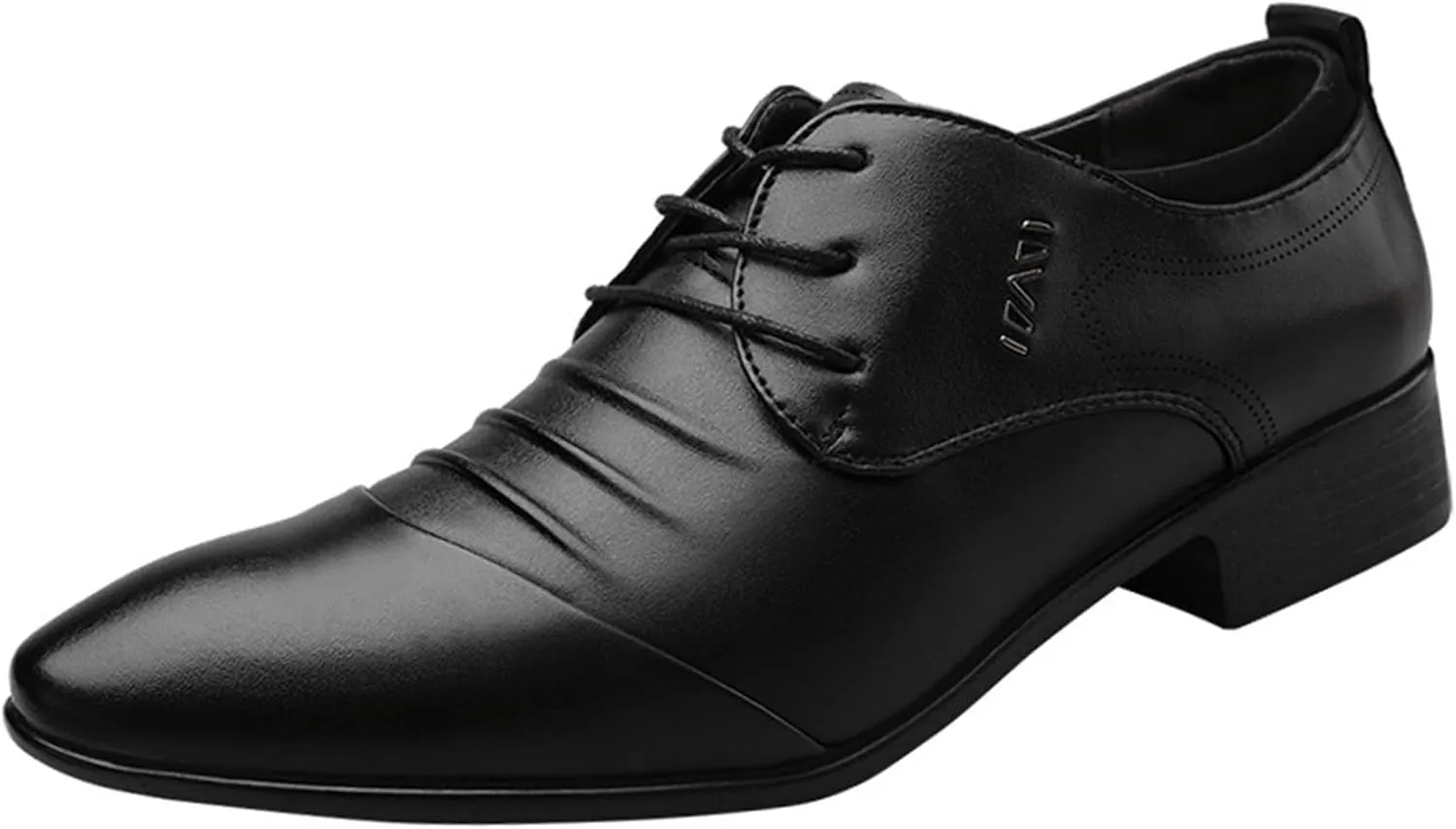 Dress Shoes for Men Men's Luxury Dress Shoes Elegant Solid Color Loafers for Weddings Business Casual