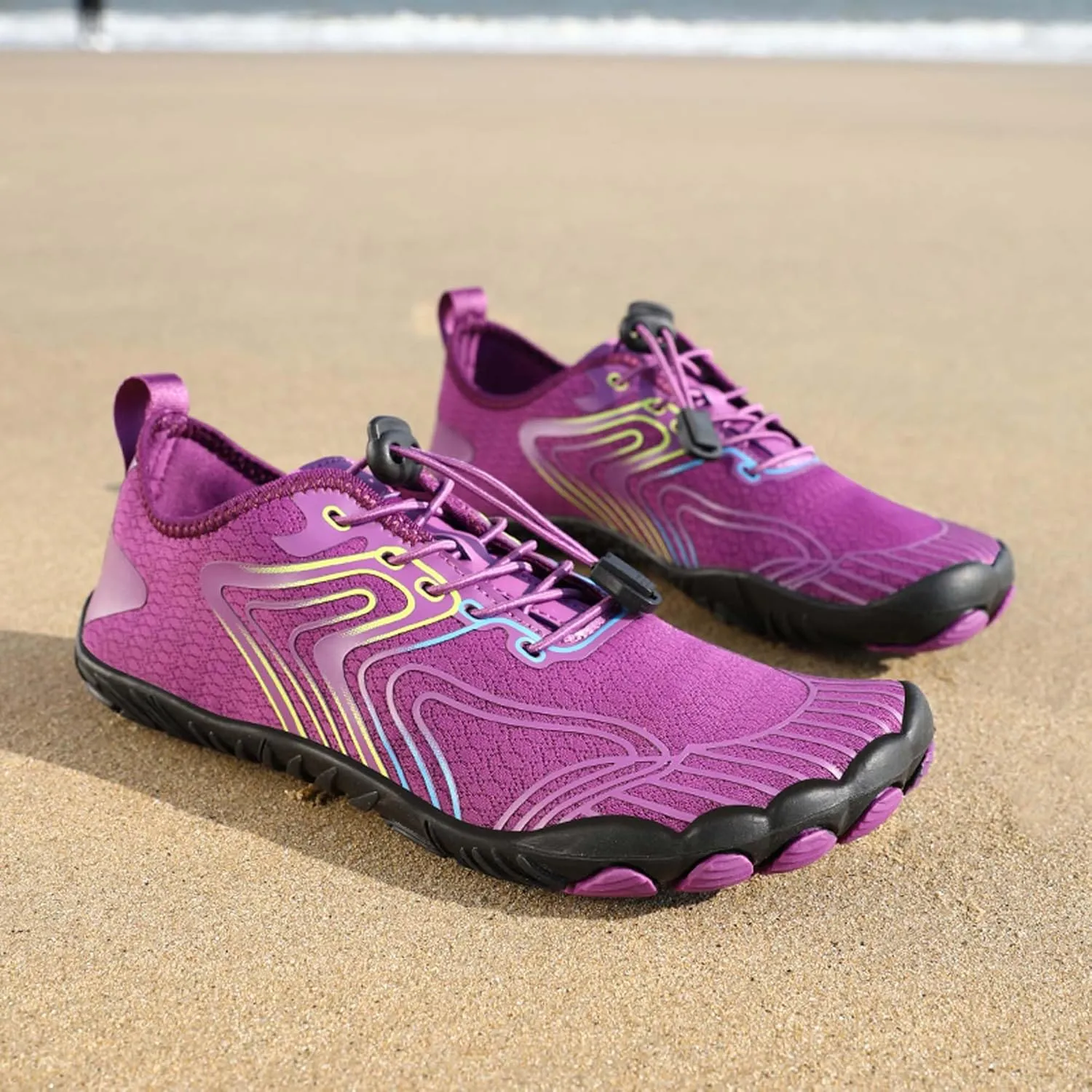 Men's Non-Slip Walking Shoes Teenagers Outdoor Casual Beach Shoes Women's Breathable Barefoot Shoes Indoor and Outdoor Fitness Dance Training Shoes