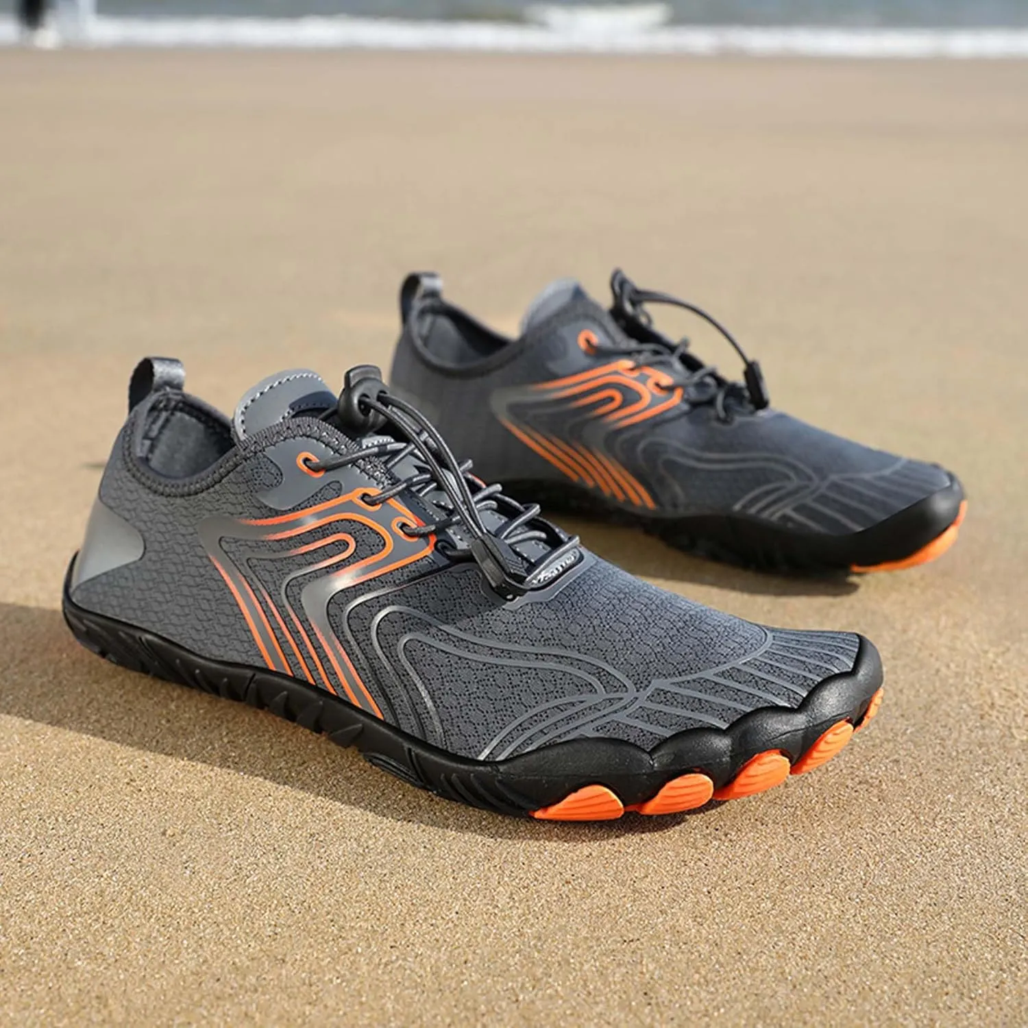 Men's Non-Slip Walking Shoes Teenagers Outdoor Casual Beach Shoes Women's Breathable Barefoot Shoes Indoor and Outdoor Fitness Dance Training Shoes