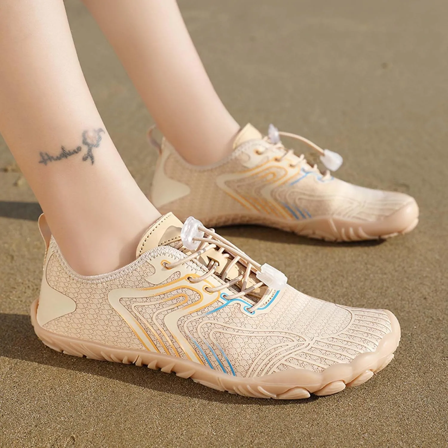 Men's Non-Slip Walking Shoes Teenagers Outdoor Casual Beach Shoes Women's Breathable Barefoot Shoes Indoor and Outdoor Fitness Dance Training Shoes
