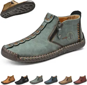 Phanile Men's Outdoor Comfy Arch Support Waterproof Walking Shoes