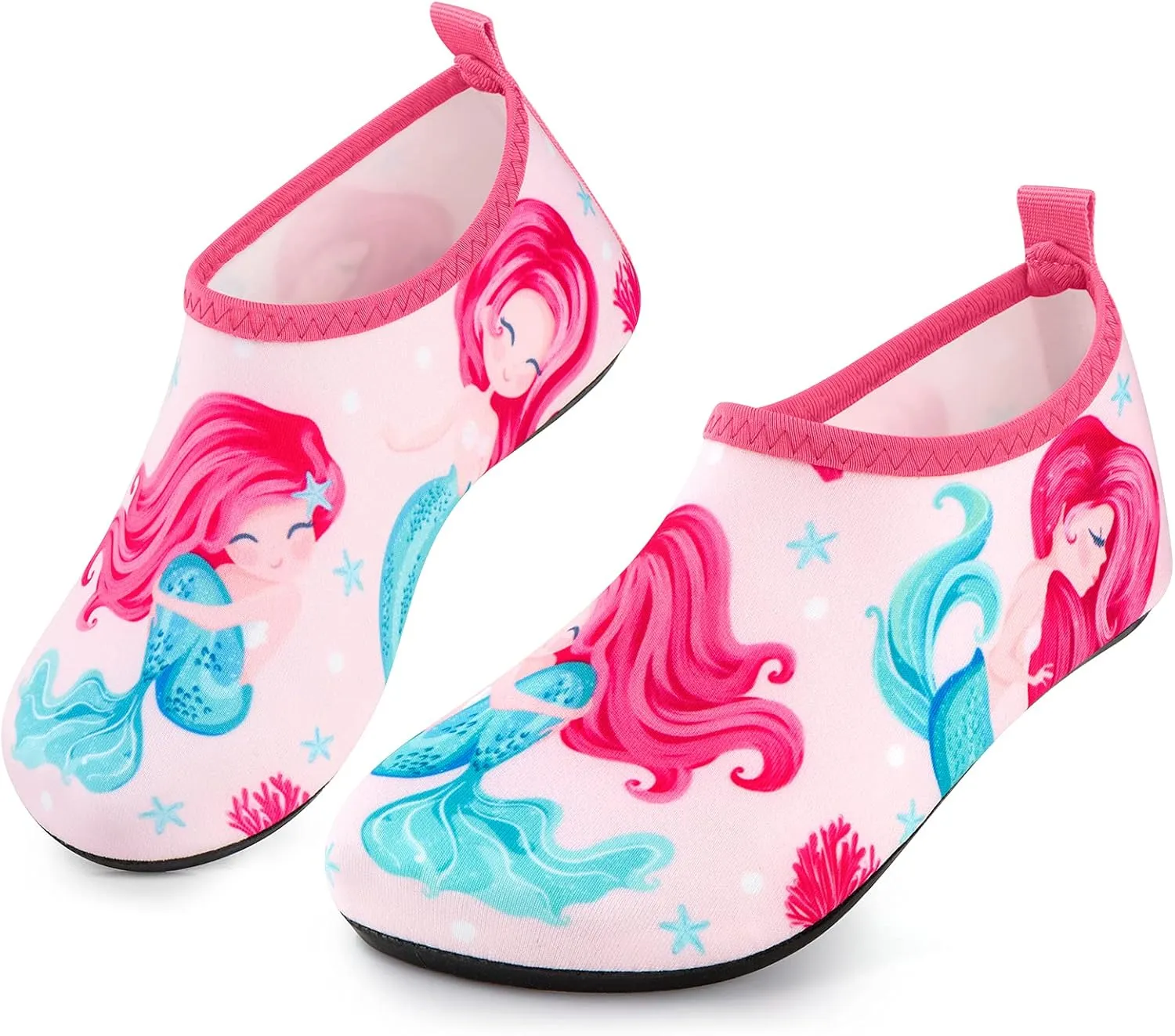 Sunnywoo Water Shoes for Kids Girls Boys，Toddler Kids Swim Water Shoes Quick Dry Non-Slip Water Skin Barefoot Sports Shoes Aqua Socks for Beach Outdoor Sports